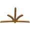 Ekena Millwork Davenport Rough Sawn Timber Gable Bracket, Western Red Cedar, 108"W x 72"H x 4"D x 6"F, 16/12 Pitch GBW108X72X0406DAV00RWR - alternate 5